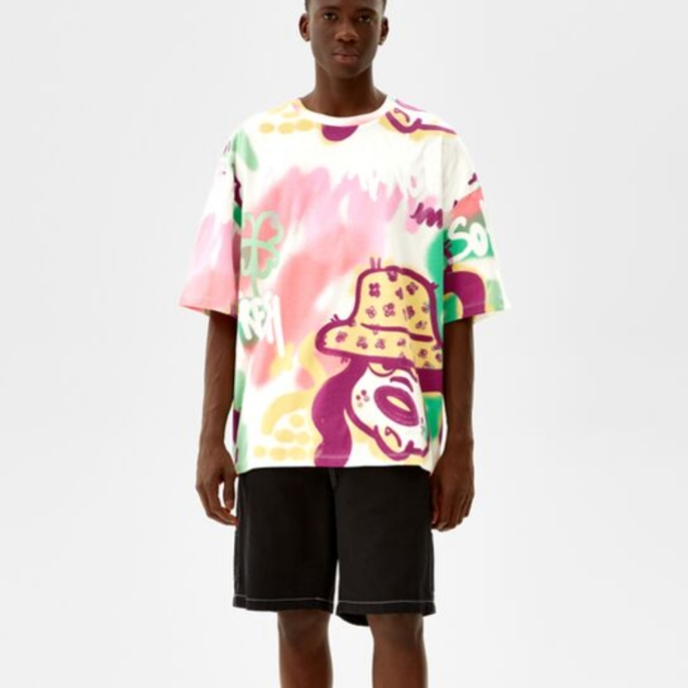 Bershka loose fir tshirt